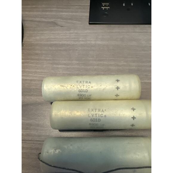 Sprague Extralytic Capacitor 4900 UF 20 VDC Lot Of 6 - Picture 2 of 5